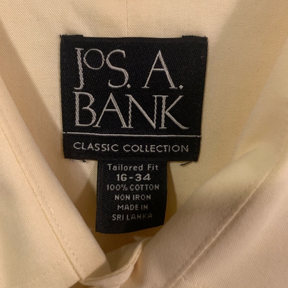 Jos A. Bank - Yellow Dress Shirt - Picture 3 of 5
